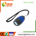 Factory Bulk Colorful 2*CR2032 Battery Powered Emergency Aluminum Material Promotional Cheap Mini 6 led Torch Light
